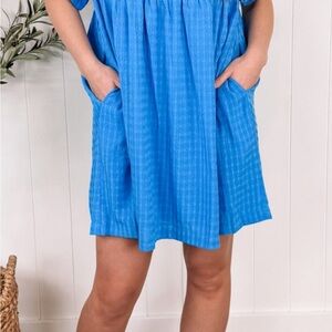 Entro Blue Mini Dress